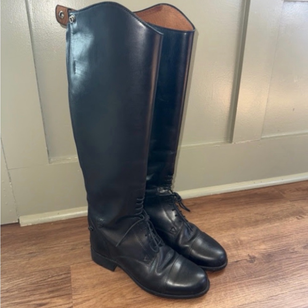 Ariat Black Lace Up Tall Riding Boots